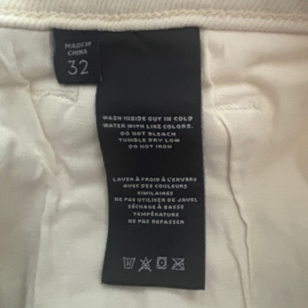 J BRAND - Cream Ruby High Rise Crop Jeans - Size 32 - Picture 11 of 13